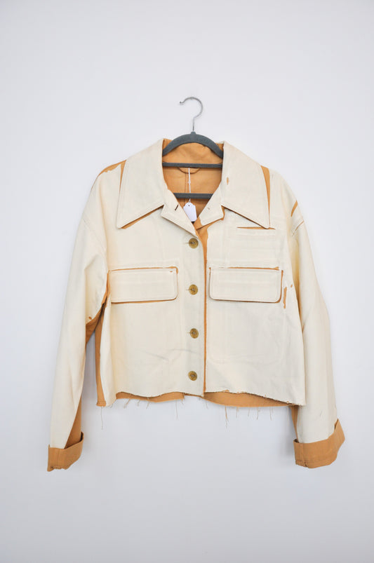 ACNE Studios Painted Chore Jacket - Plaster/Tan