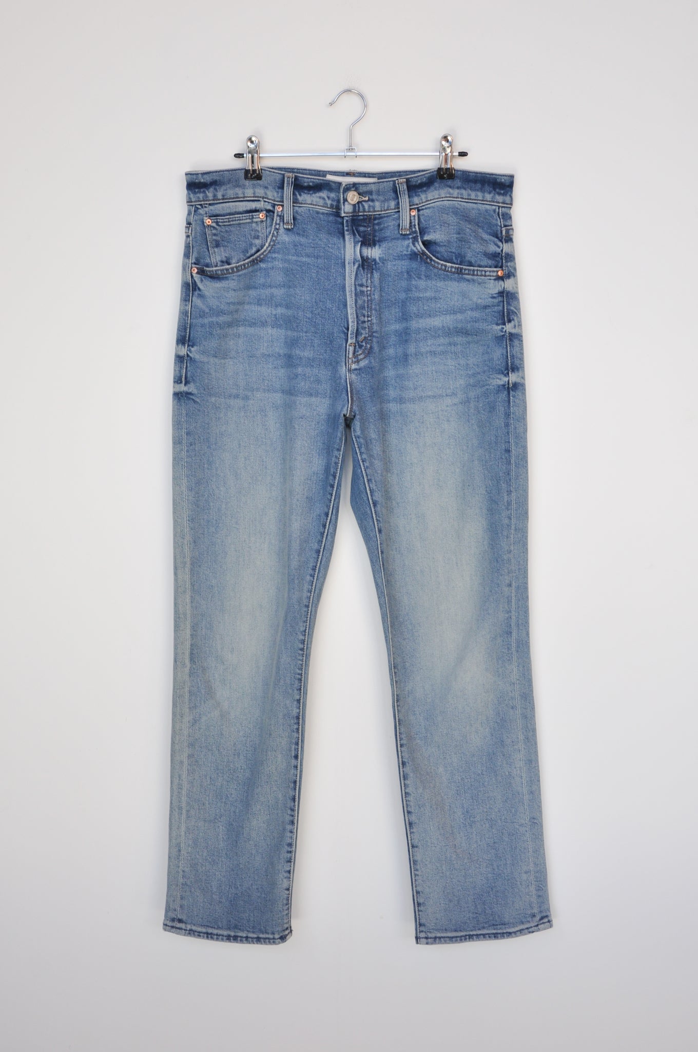 Mother High-Waisted Jeans - Medium Indigo