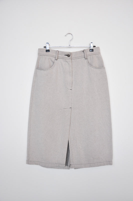 Zambesi Denim Skirt - Grey
