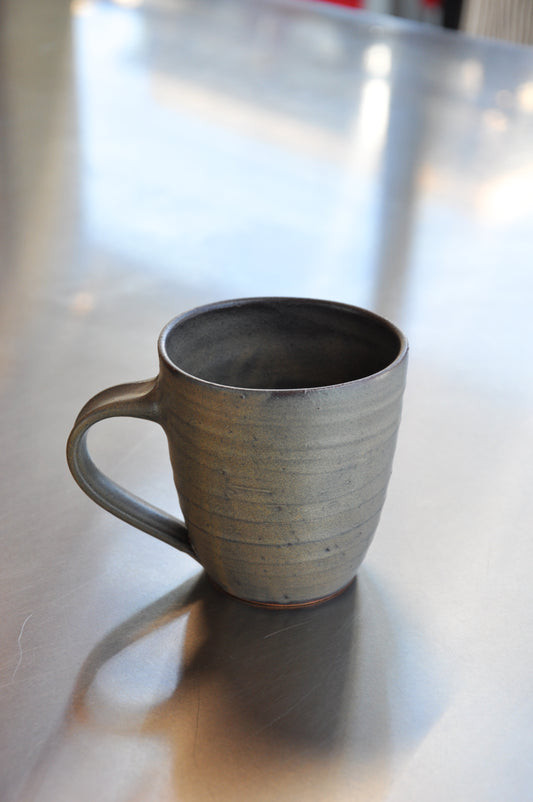 Brown Curved Mug