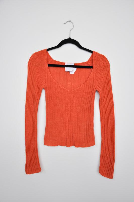 Paris Georgia Knitted Top - Orange