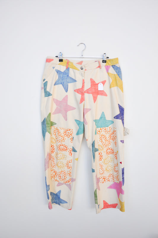 Collina Strada Chason Pants - Multi-Colour Stars