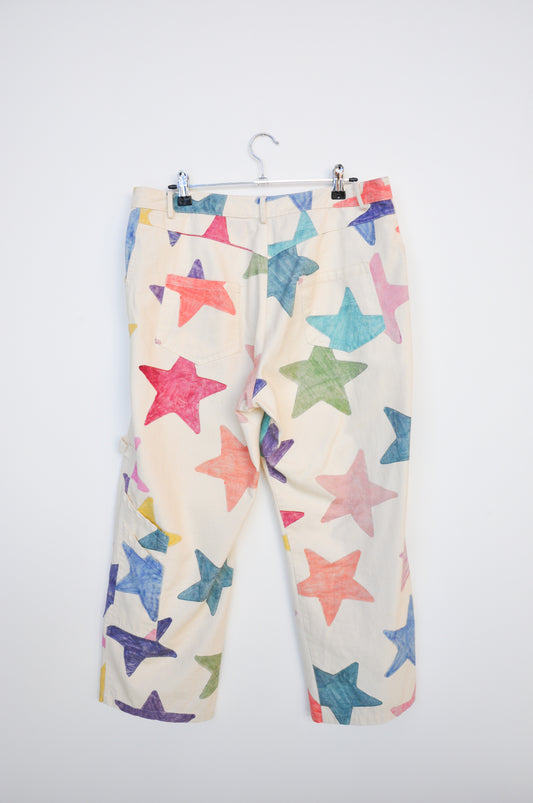 Collina Strada Chason Pants - Multi-Colour Stars