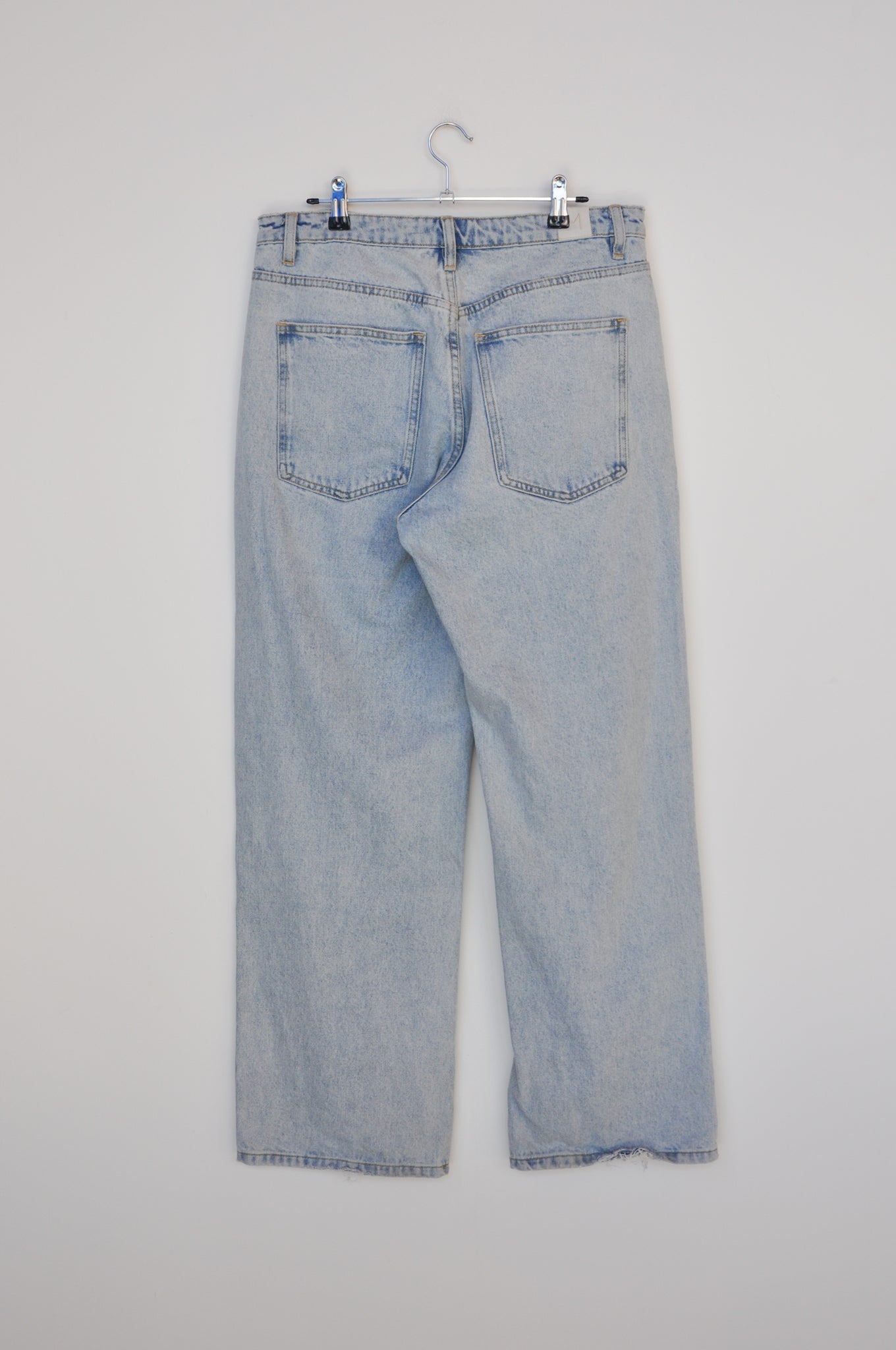 Marle Wide Leg Jean- Pale Indigo