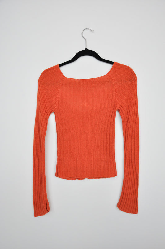 Paris Georgia Knitted Top - Orange