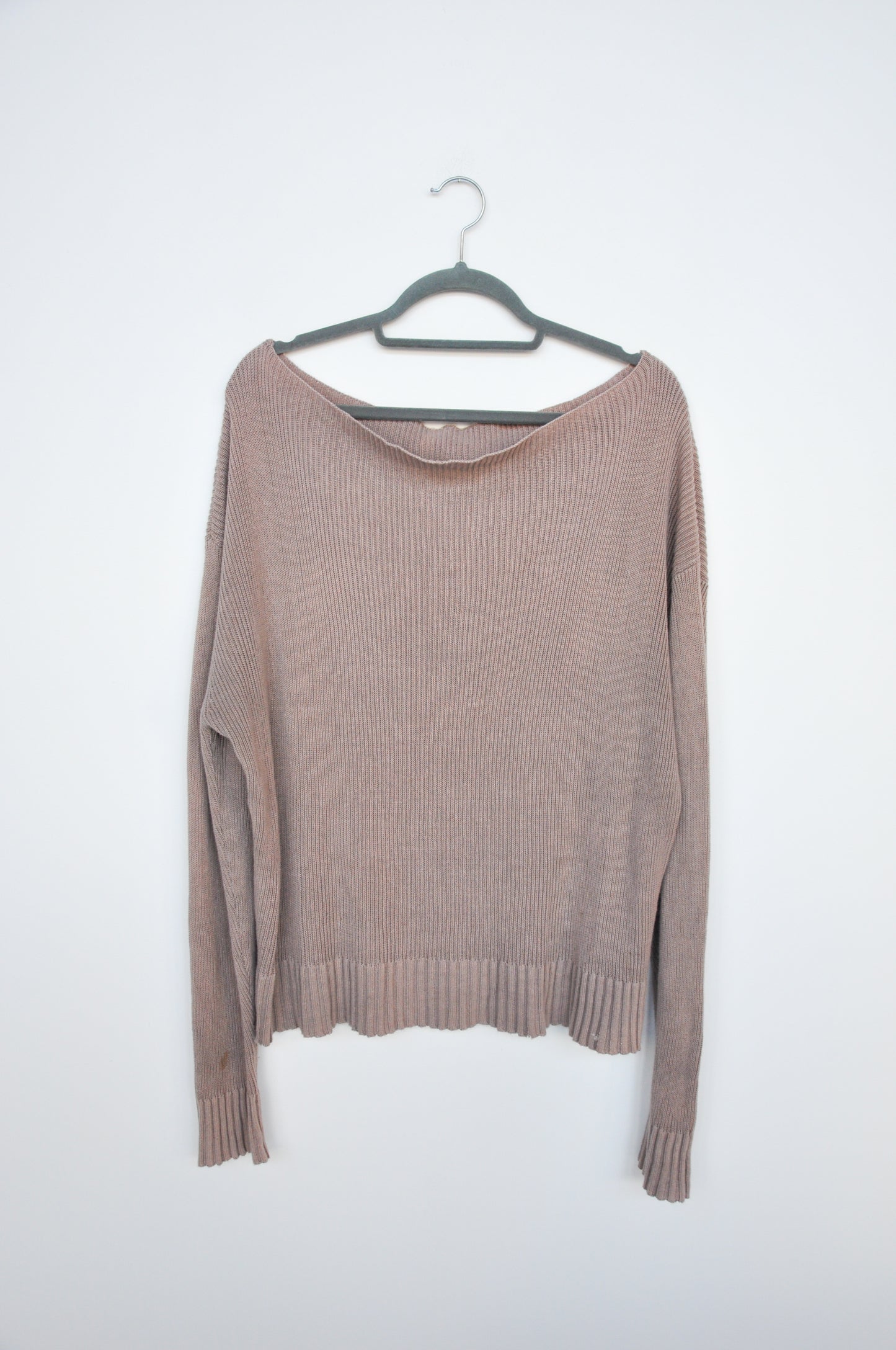 Wixii Scoop Neck Jumper - light brown