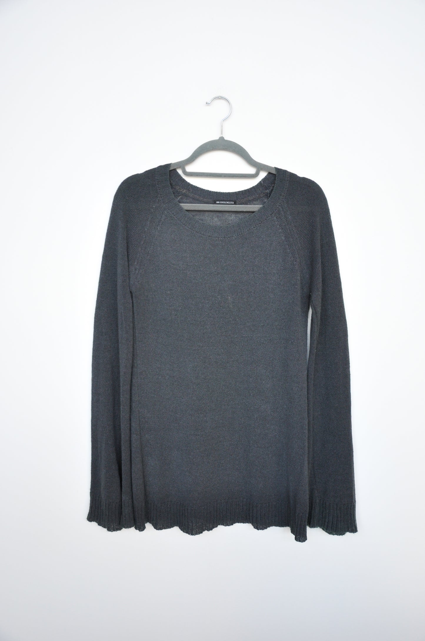 Ann Demulemeester Knit Jumper - grey/green