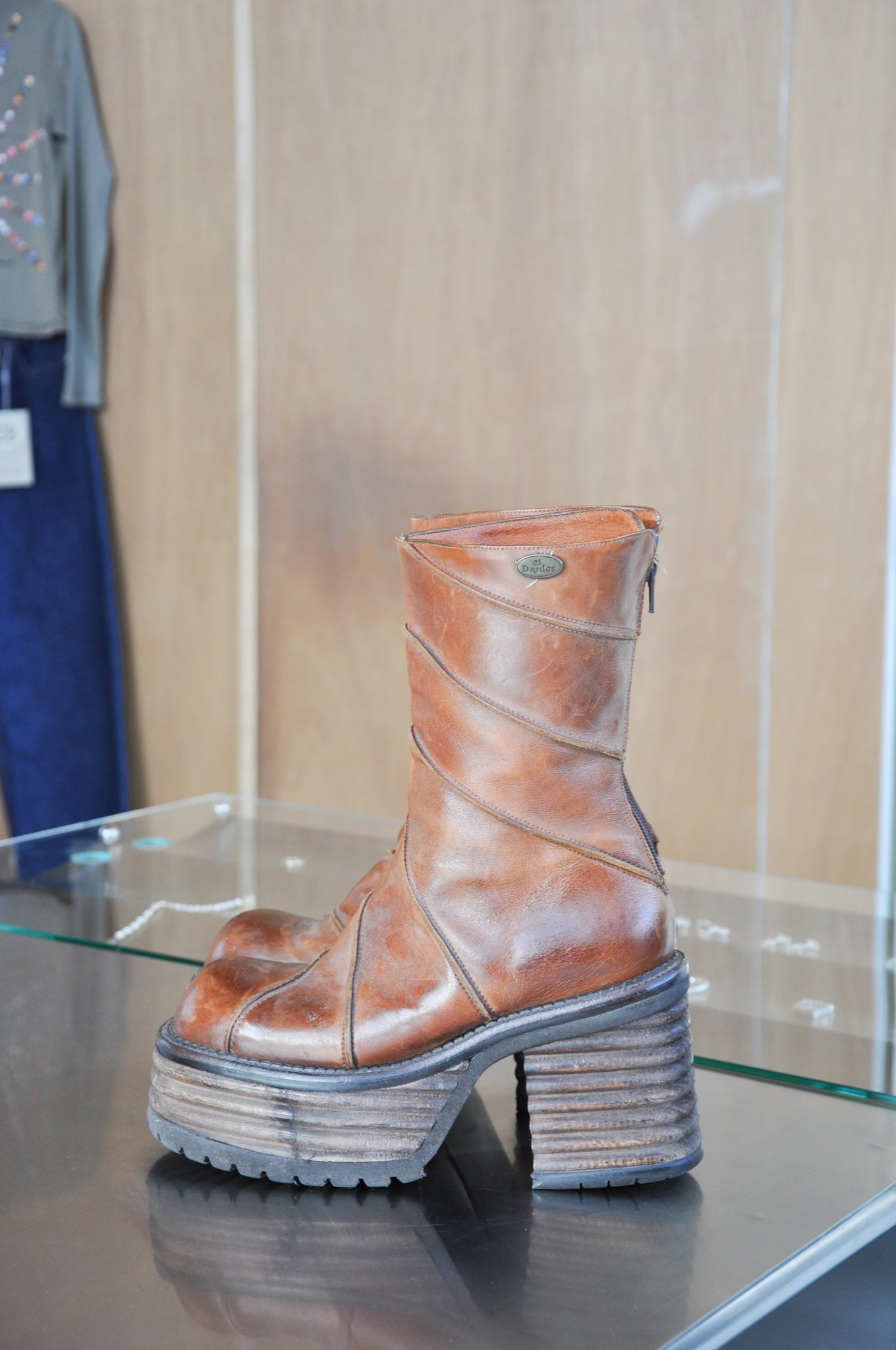 El Dantes Leather Boot - brown