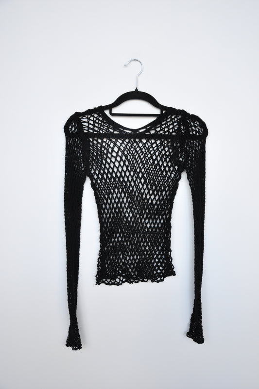 Junya Watanabe Open Knit- black