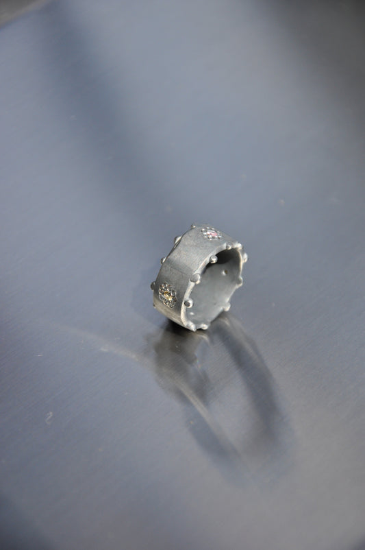 Ever, Changing Ring in Silver & Multi Tourmaline