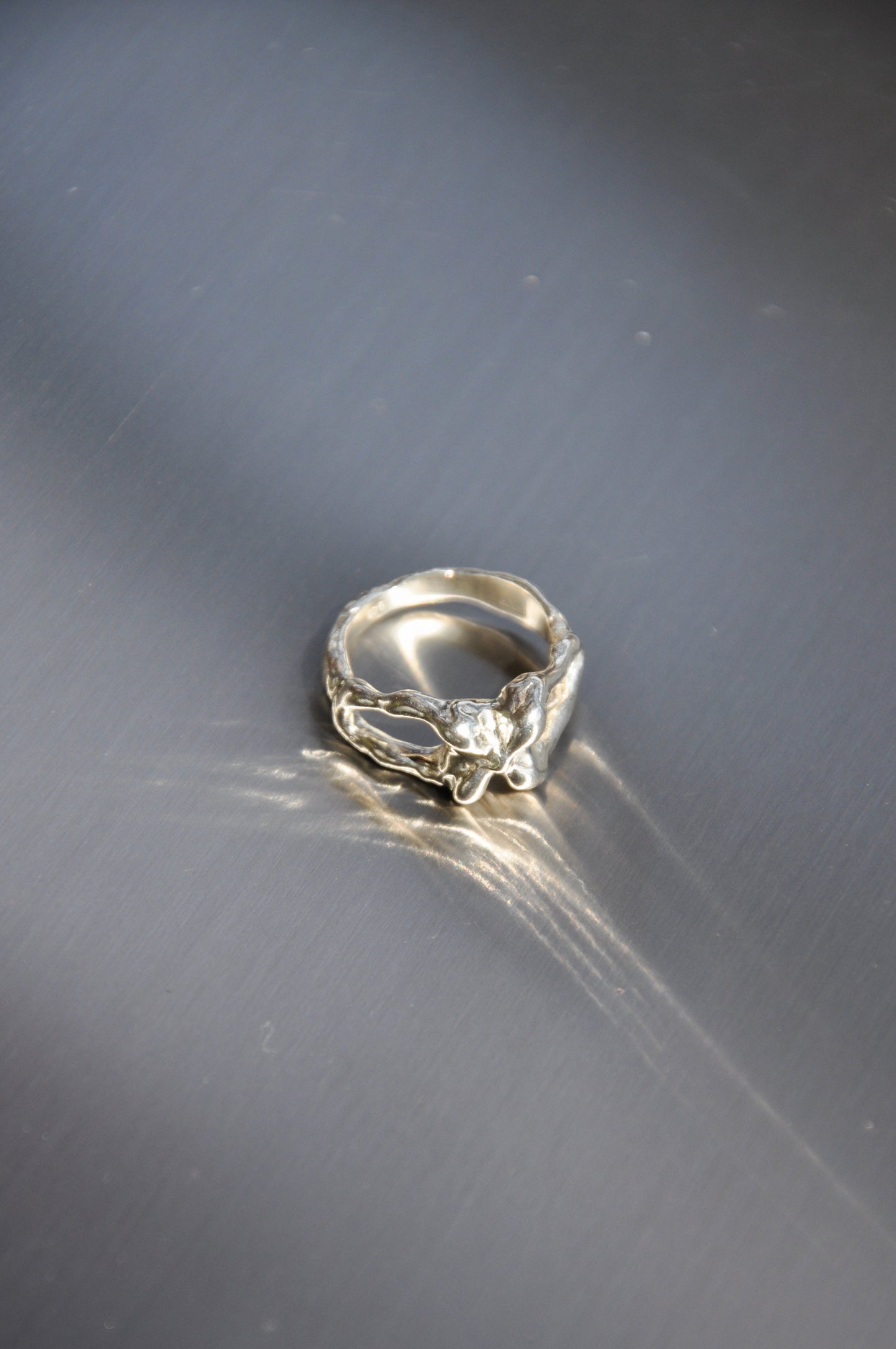 Flower Called Nowhere Ring in Silver