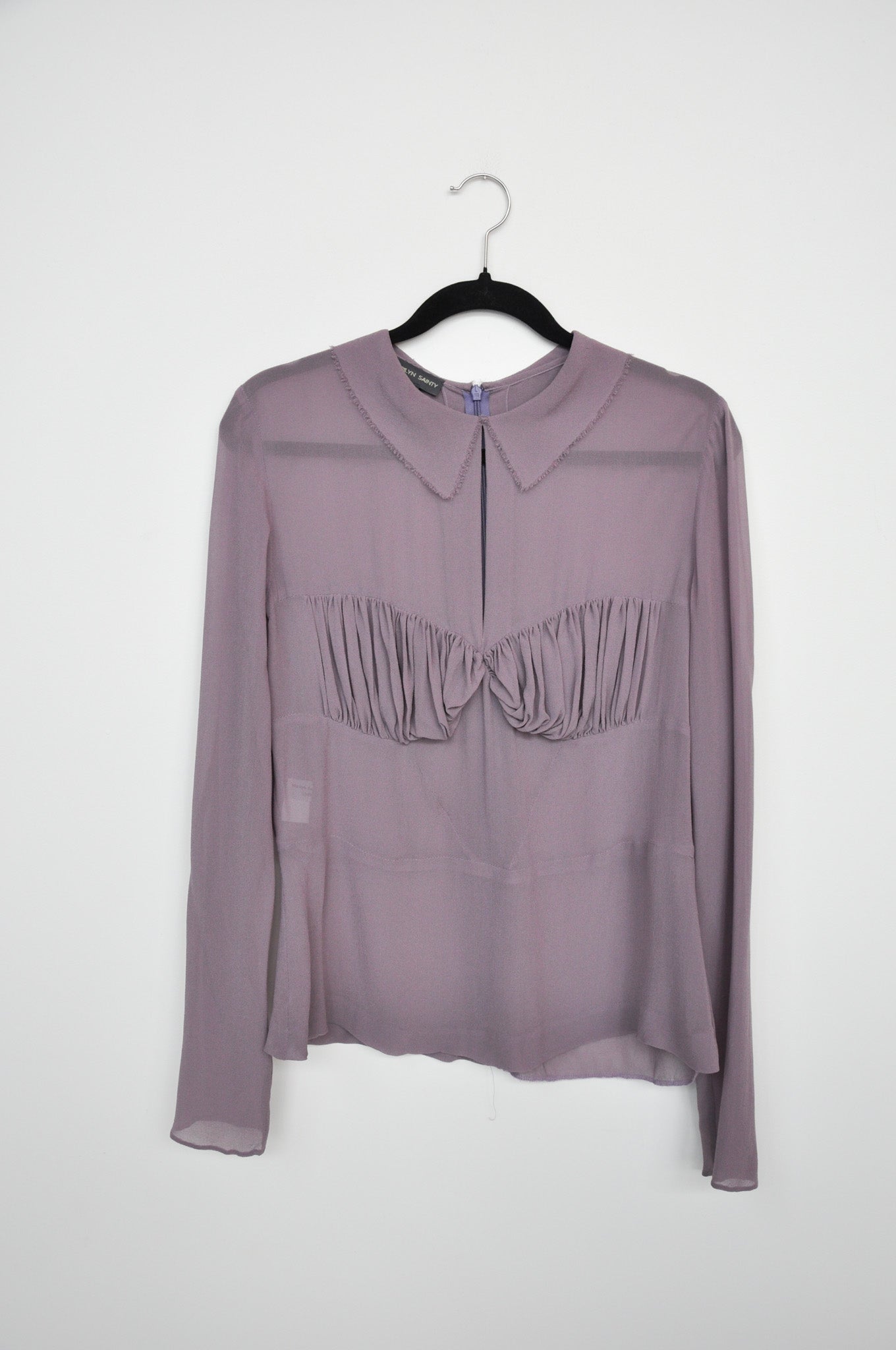 Marilyn Sainty Silk Blouse - Mauve