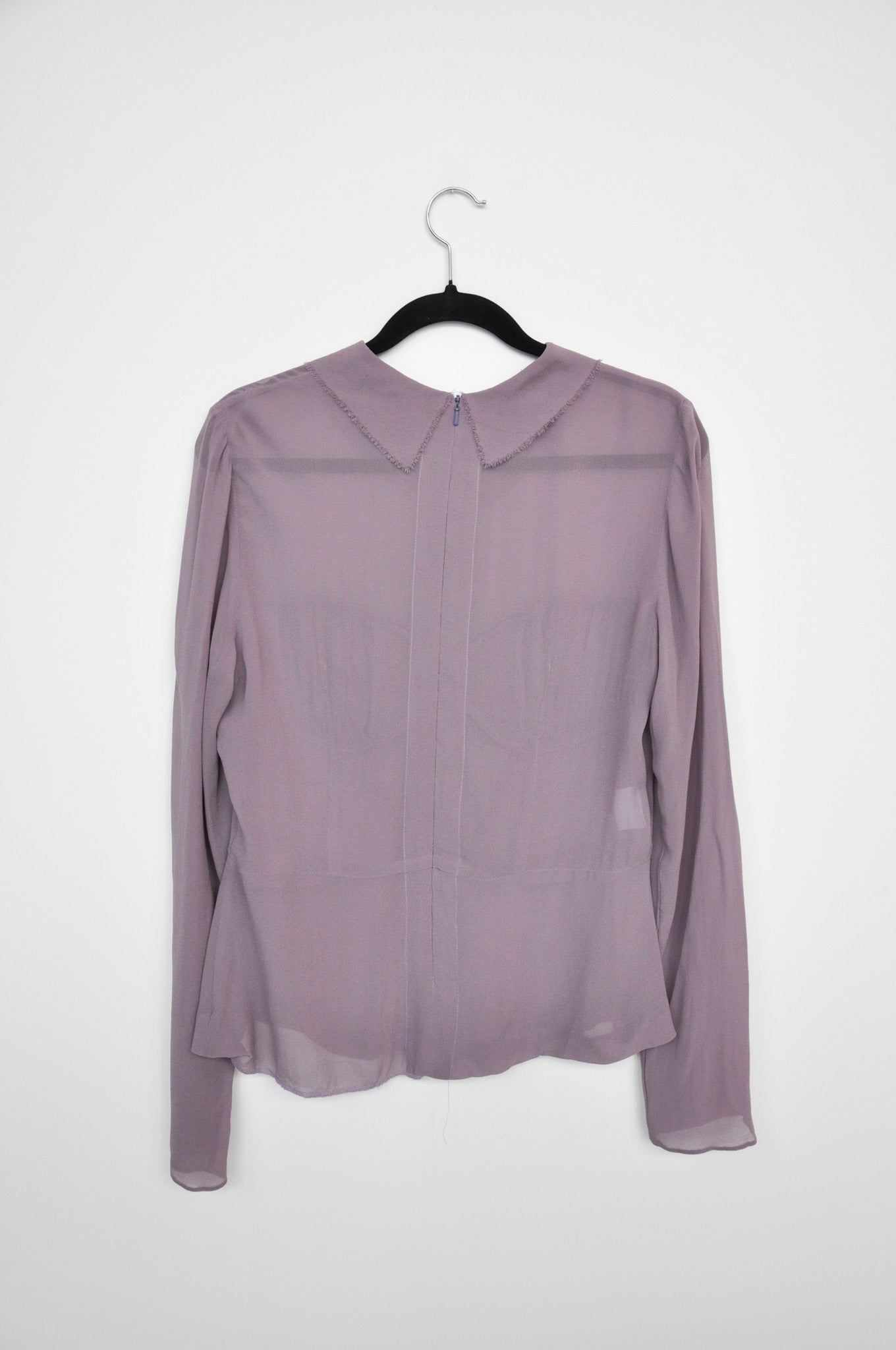Marilyn Sainty Silk Blouse - Mauve