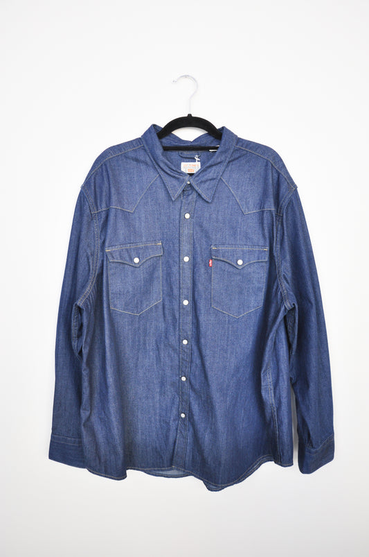 Levis Western Denim Shirt - Blue