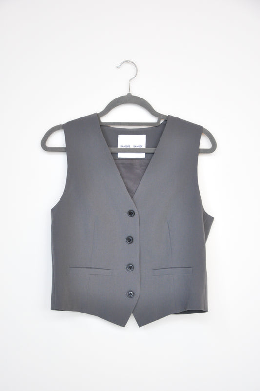 Samsoe Samsoe Vest - grey