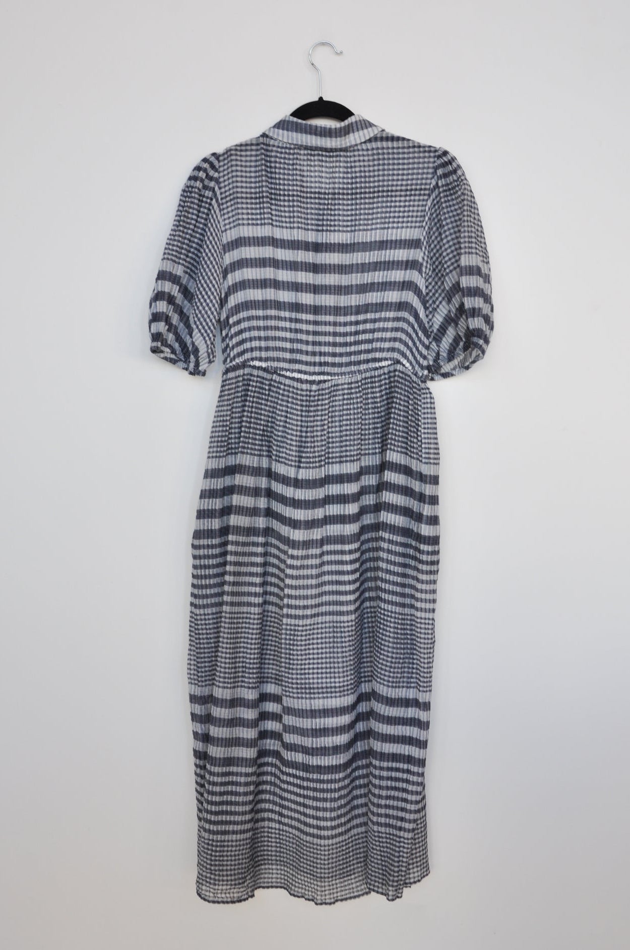 Lee Mathews Dress - Grey / White Check