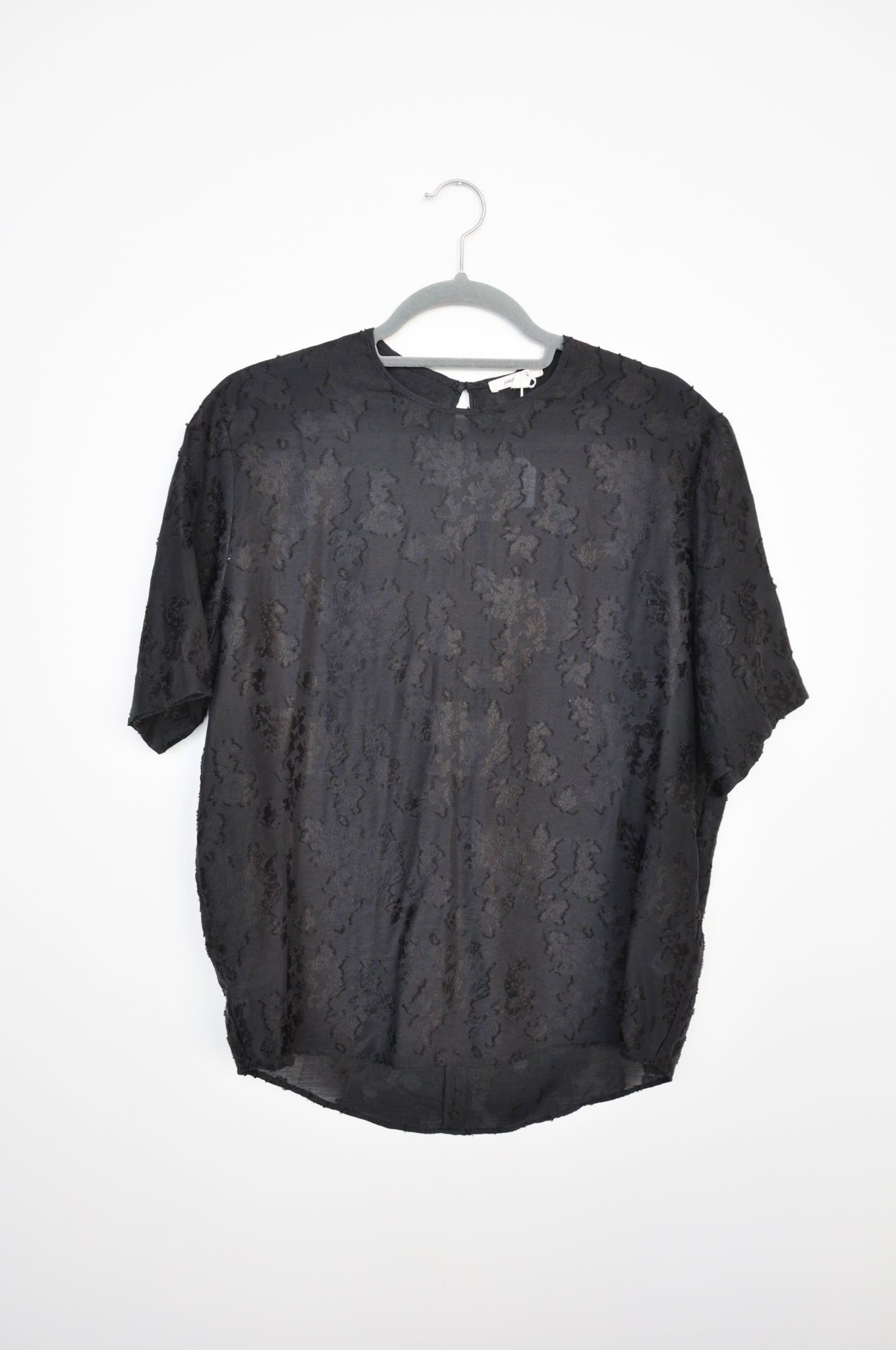 Juliette Hogan Top - Black Floral