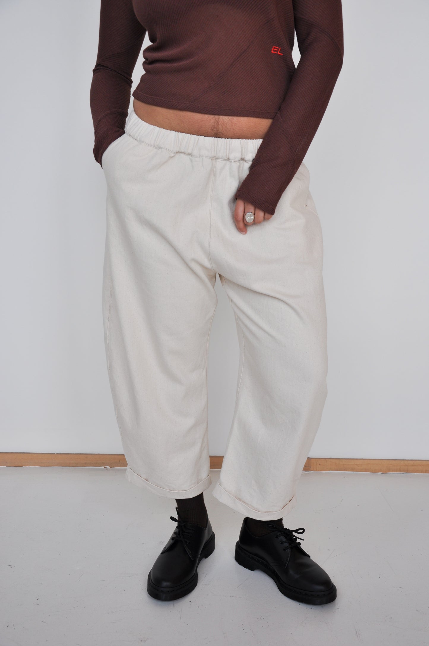 Agate Pants in Natural Denim