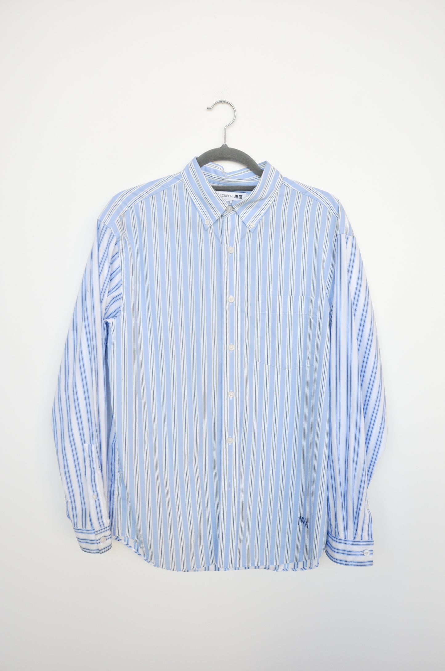 JW Anderson X Uniqlo Stripe Shirt - white/blue