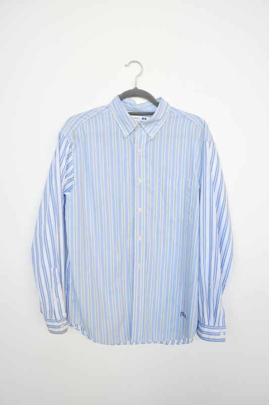 JW Anderson X Uniqlo Stripe Shirt - white/blue