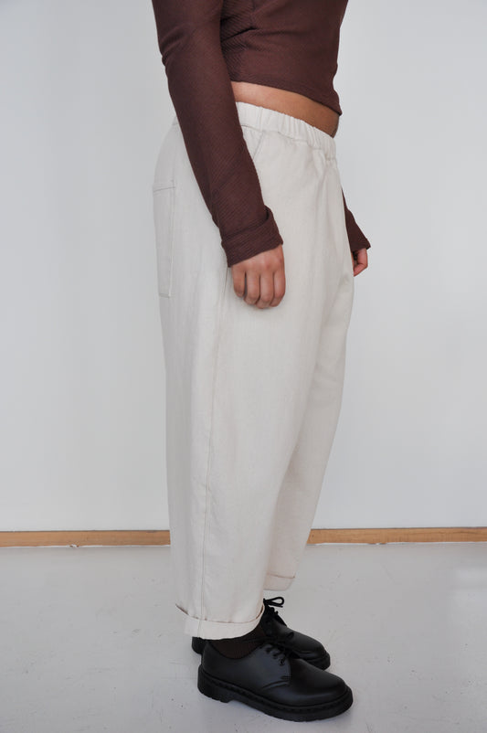 Agate Pants in Natural Denim
