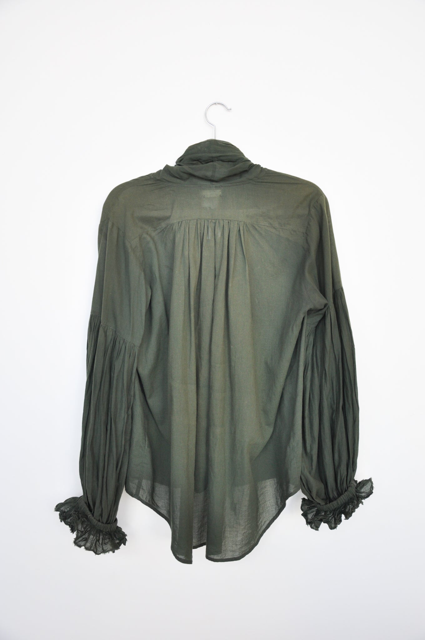 Måhsa Bow Blouse - Green