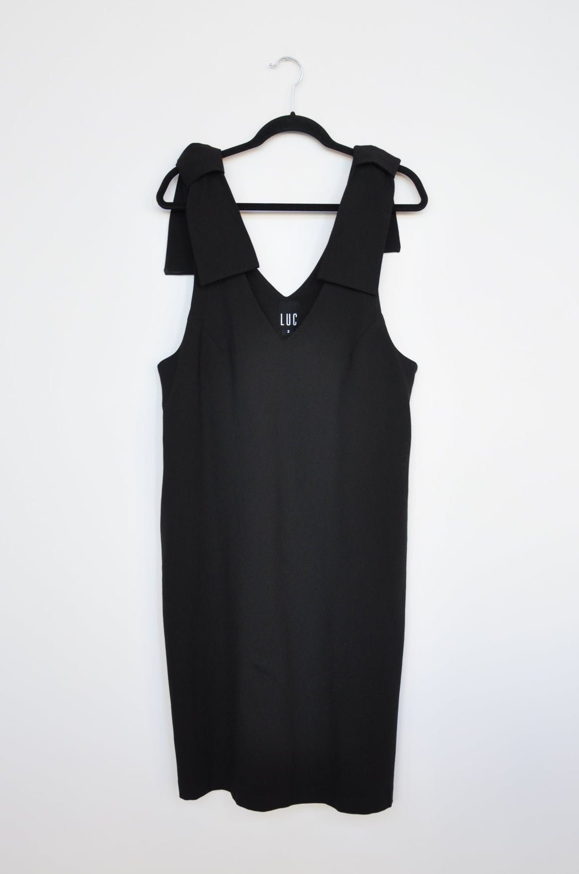 LUC Bow Dress - Black