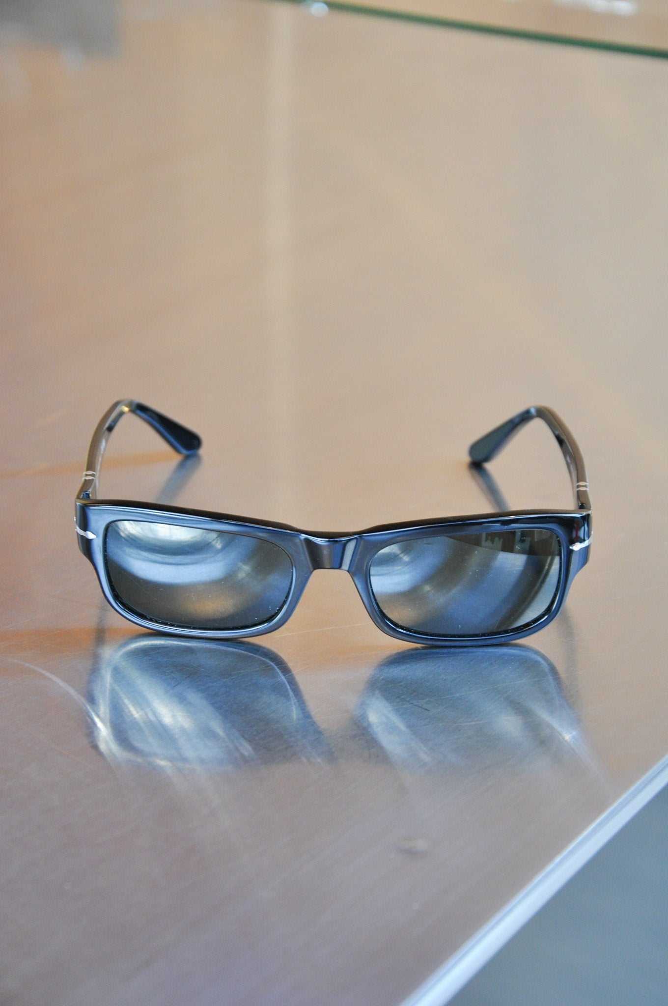 Persol Adrien Sunglasses - Black / Green