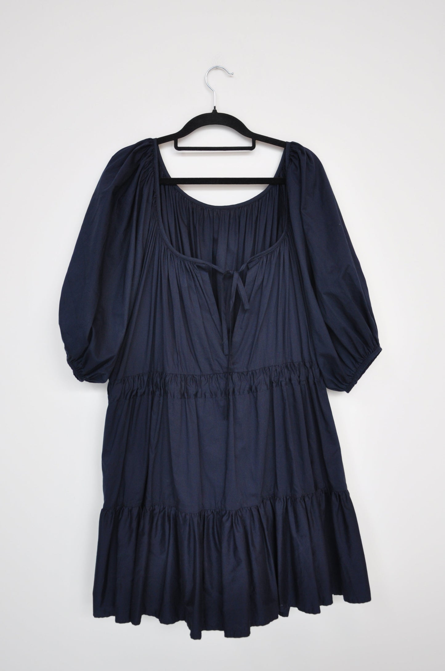 Masha Tiered Dress - navy