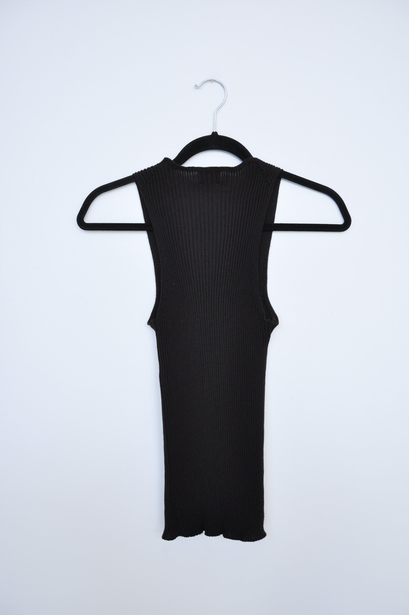 Standard Issue Ribbed Singlet -  Brown