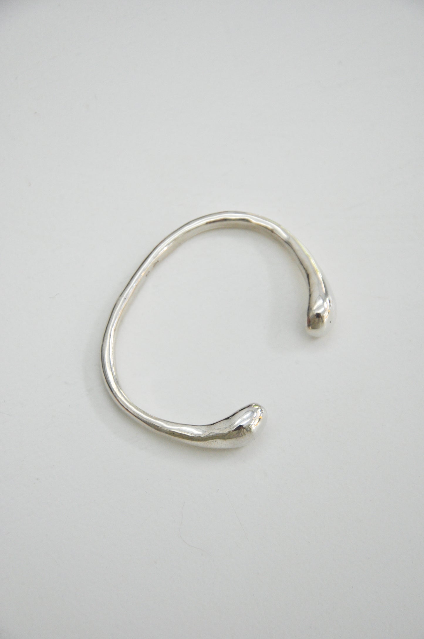 Drip Cuff in Silver