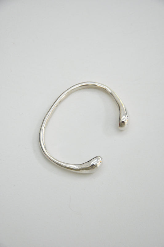 Drip Cuff in Silver