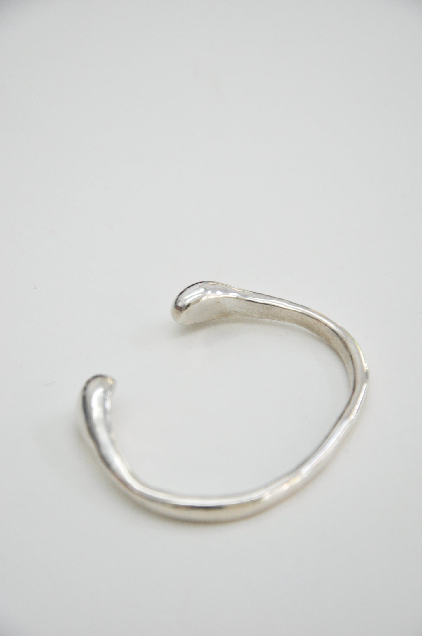 Drip Cuff in Silver