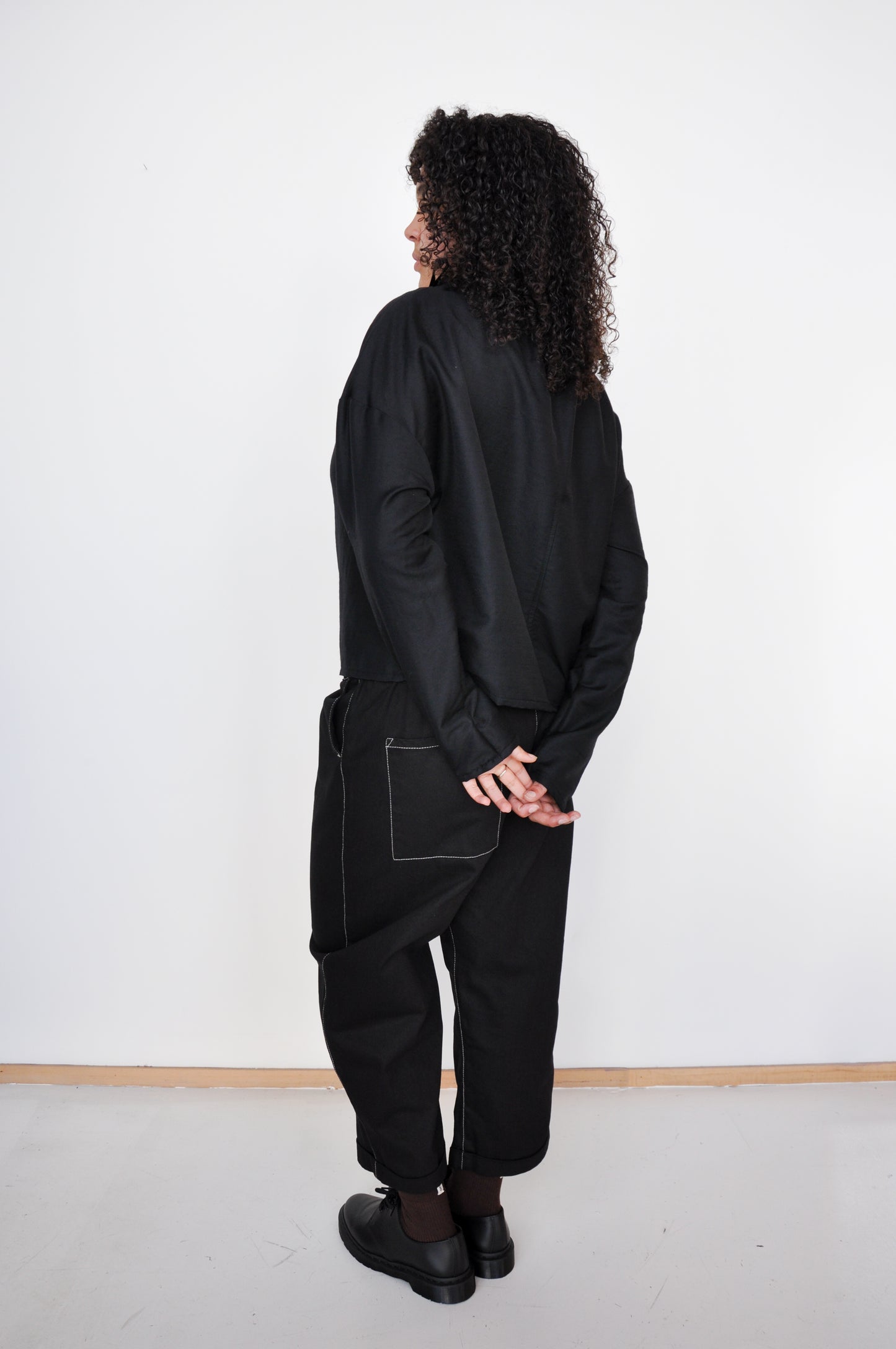 Agate Pants in Black Denim