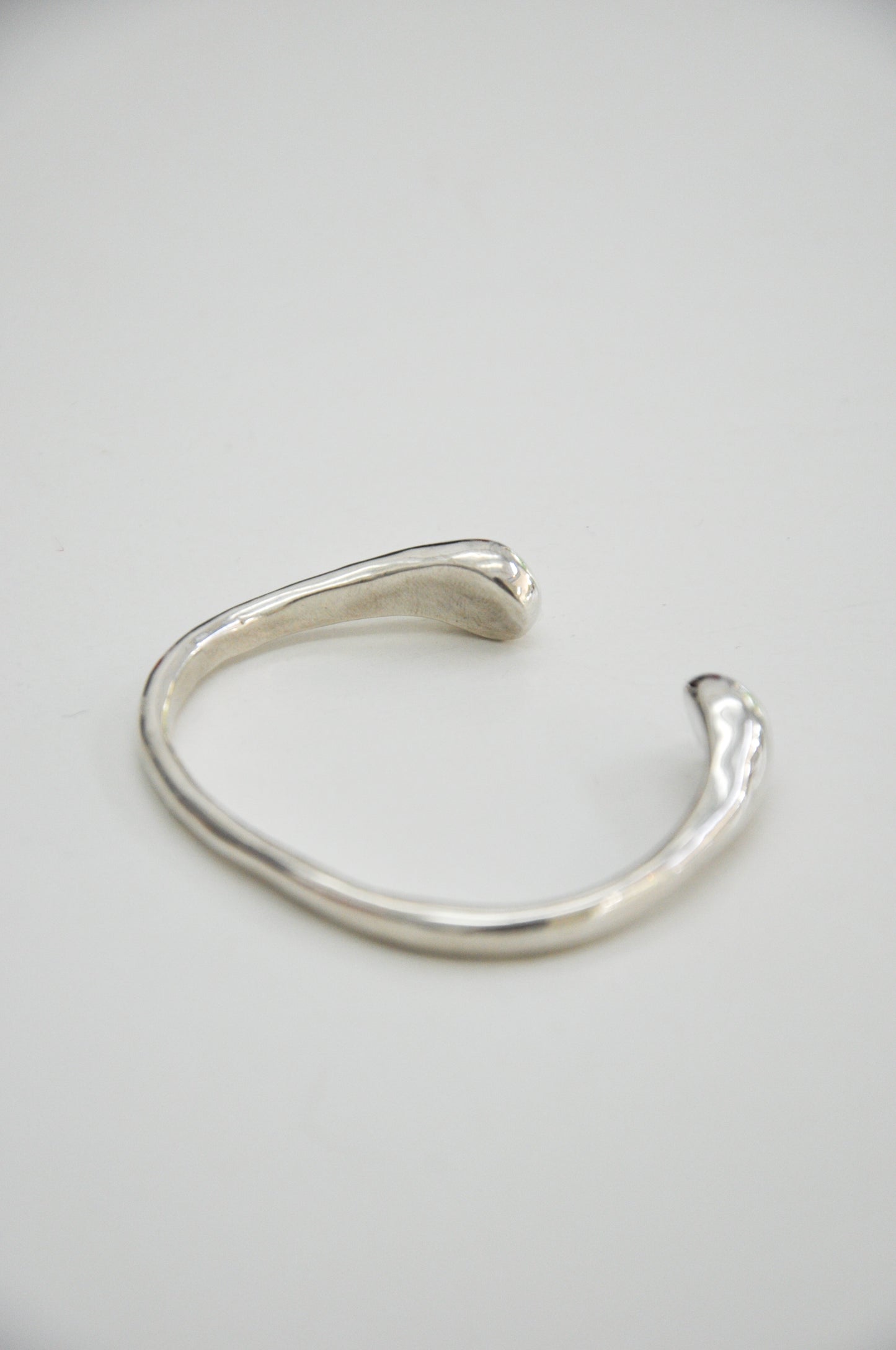 Drip Cuff in Silver