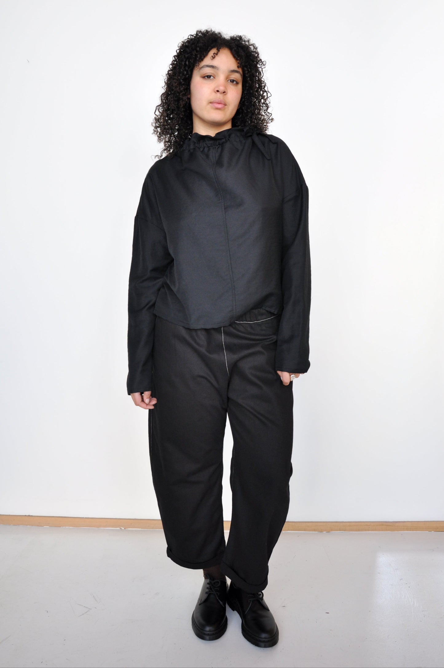 Agate Pants in Black Denim