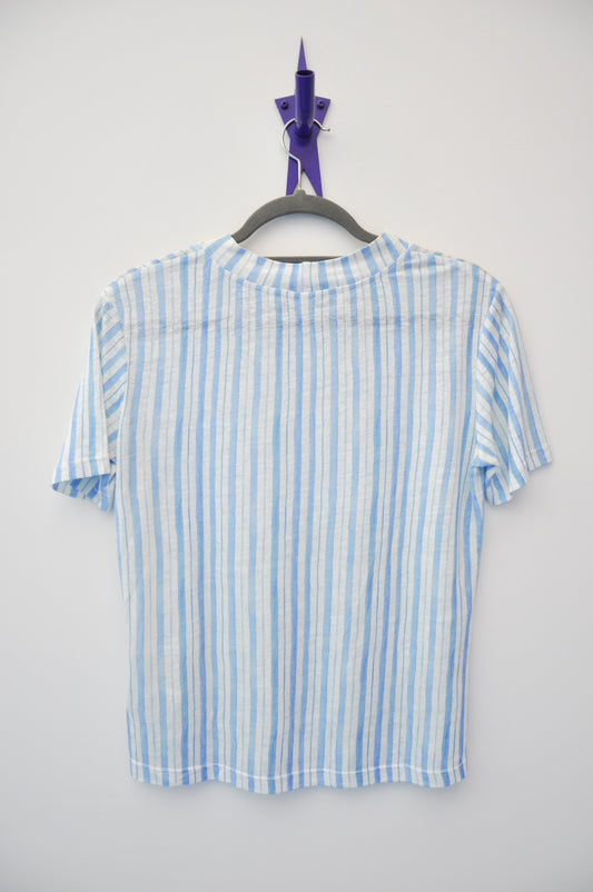 Wynn Hamlyn Tee - blue/white stripe