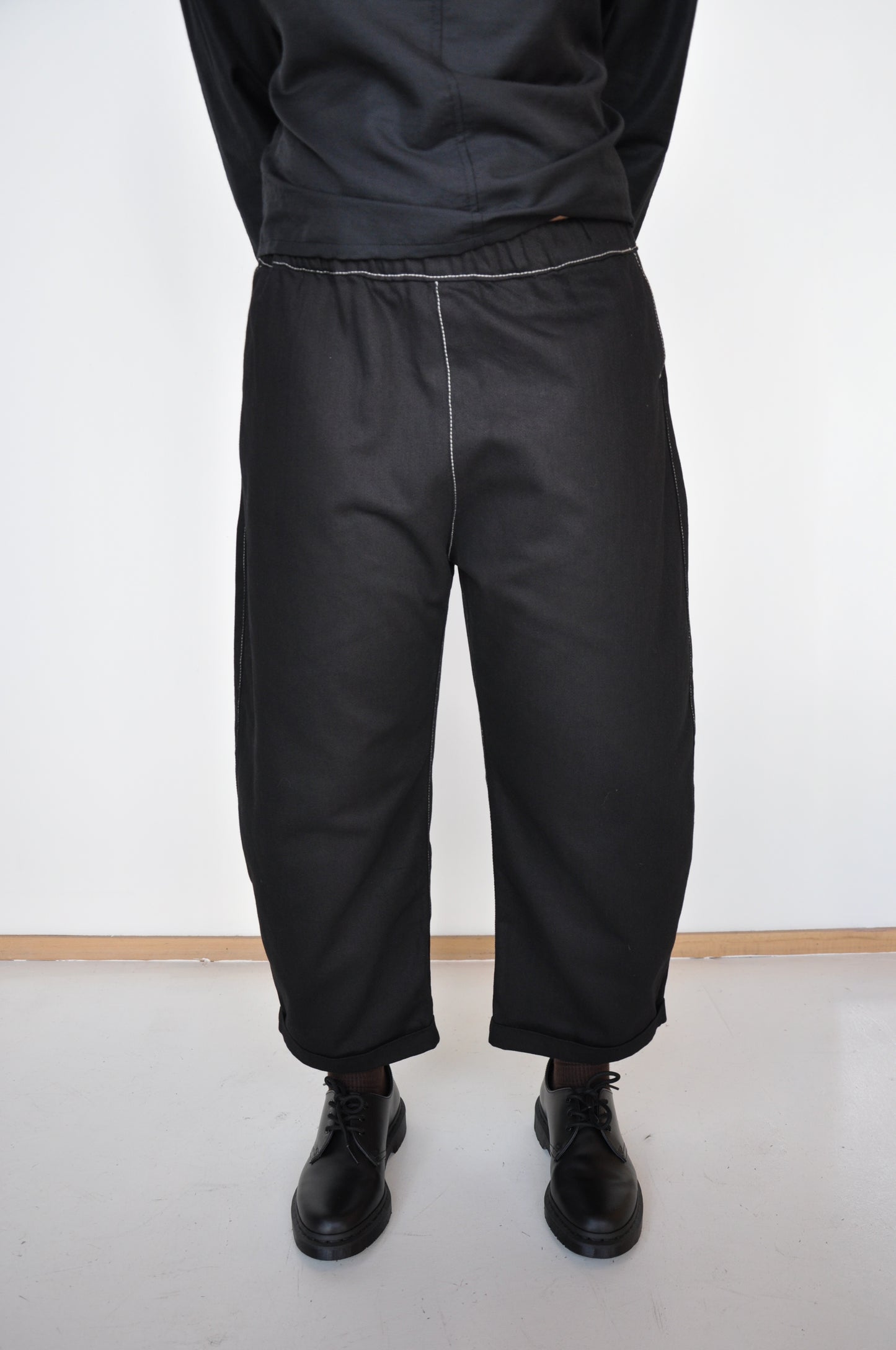 Agate Pants in Black Denim