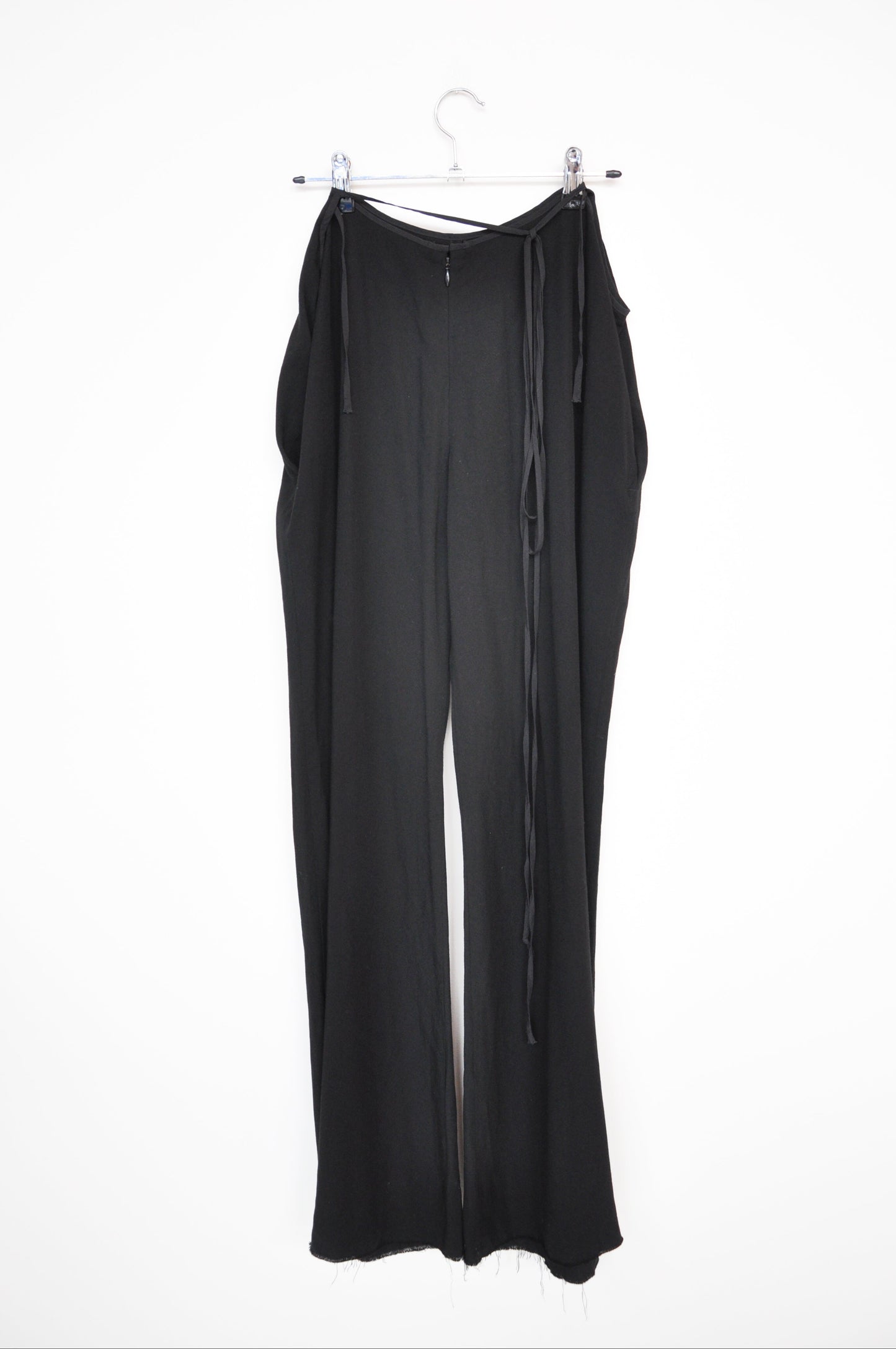 Yoji Yamamoto Tie Trousers - black