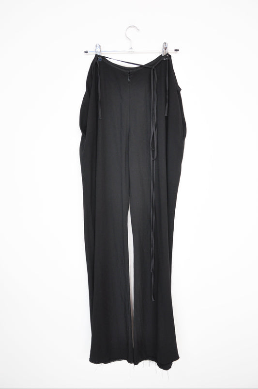 Yoji Yamamoto Tie Trousers - black