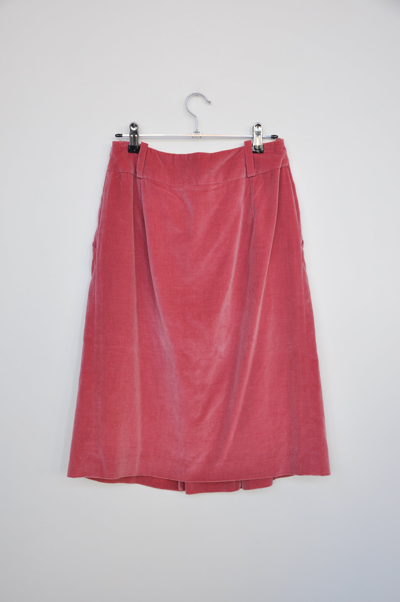 Jill Sander Velvet Skirt - Dusty Pink