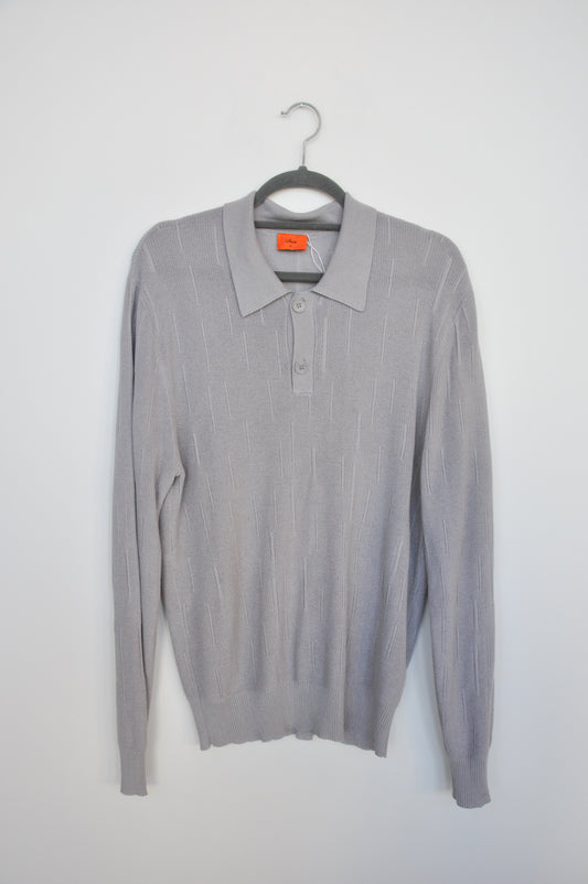 Incu Ribbed Polo - grey