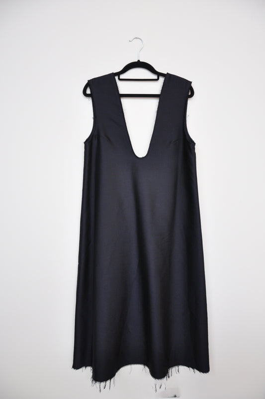 Penny Sage Lyrical Dress - Navy