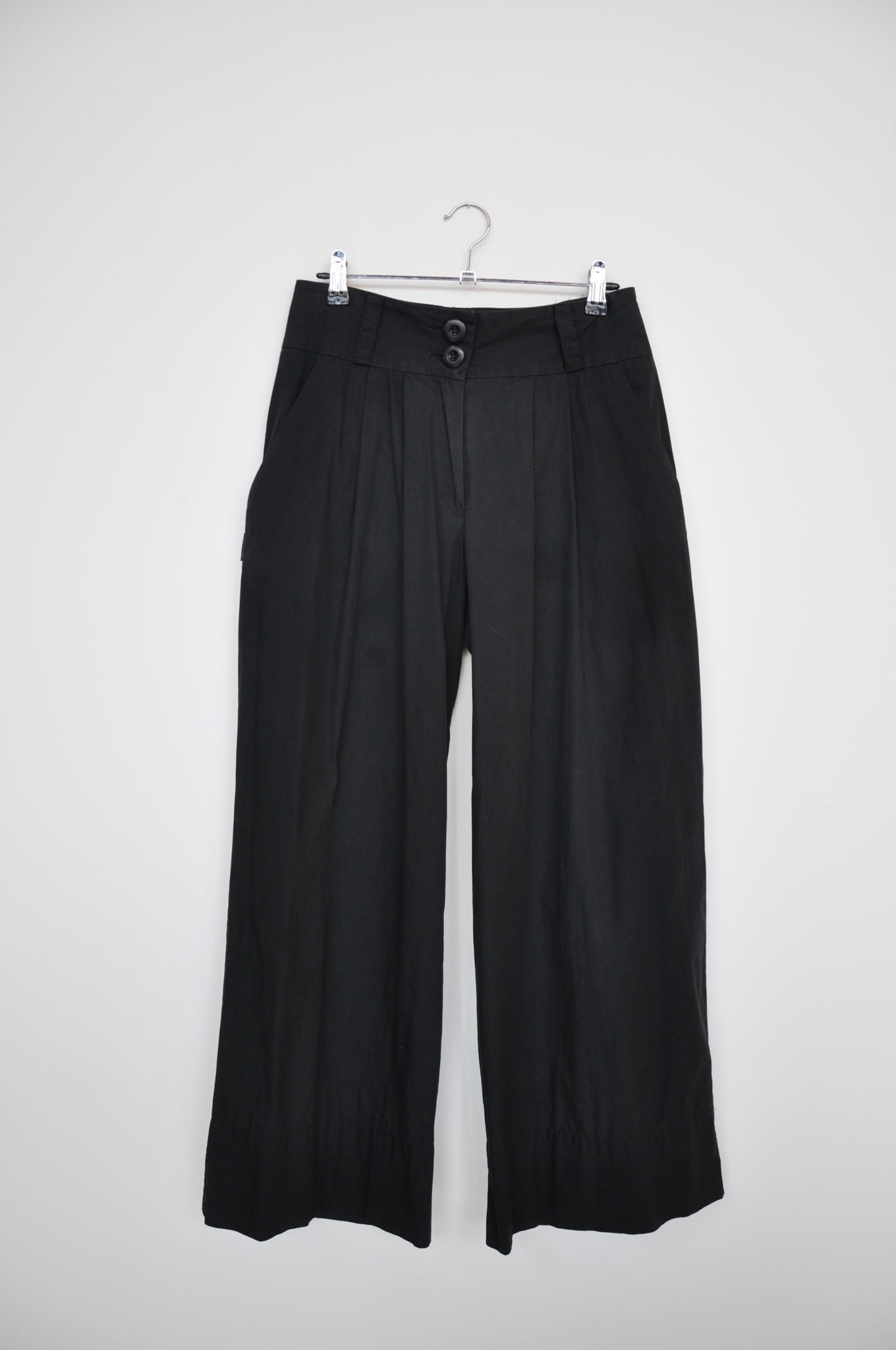 World Wide Leg Trousers - Black