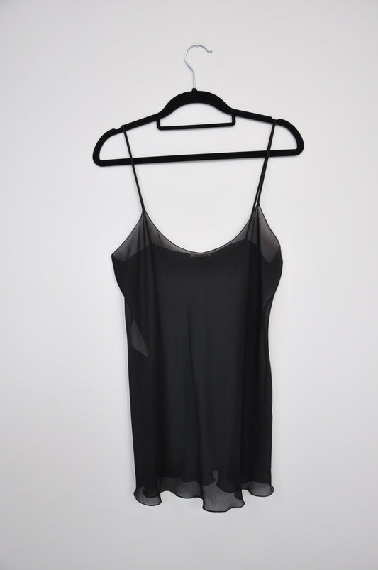 Miu Miu Sheer Camisole - Black