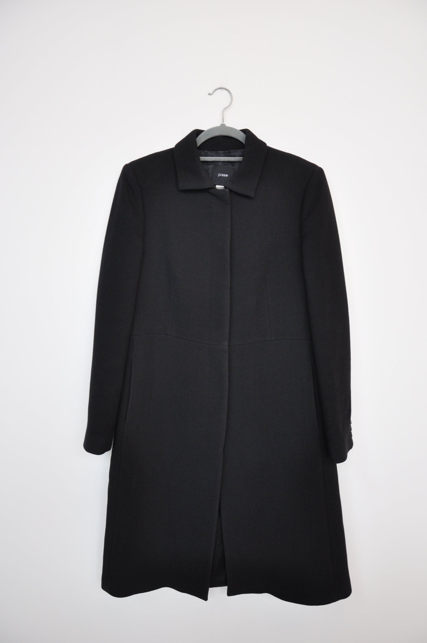 J. Crew Tailored Coat - Black