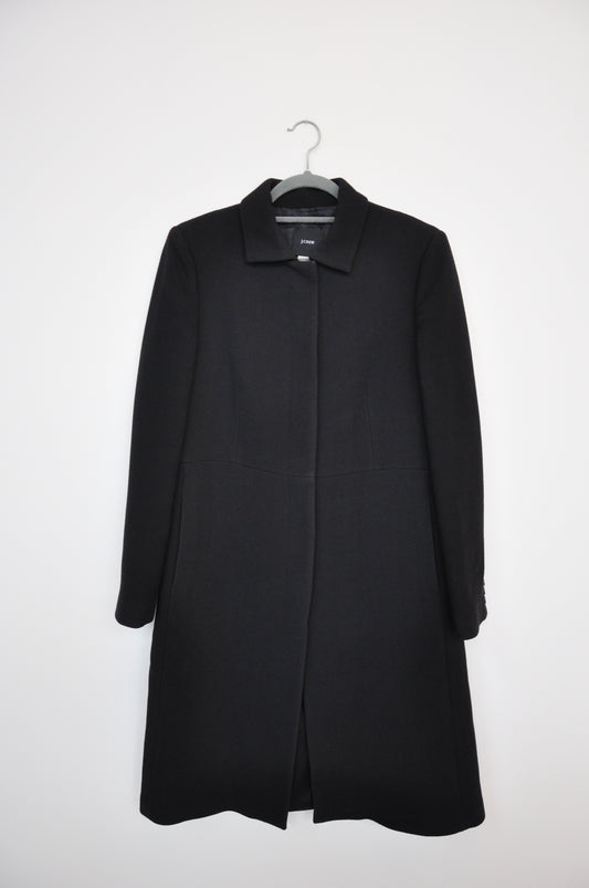 J. Crew Tailored Coat - Black