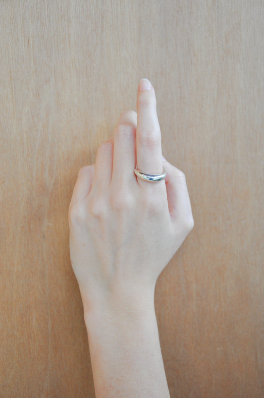 Blur Ring in Silver