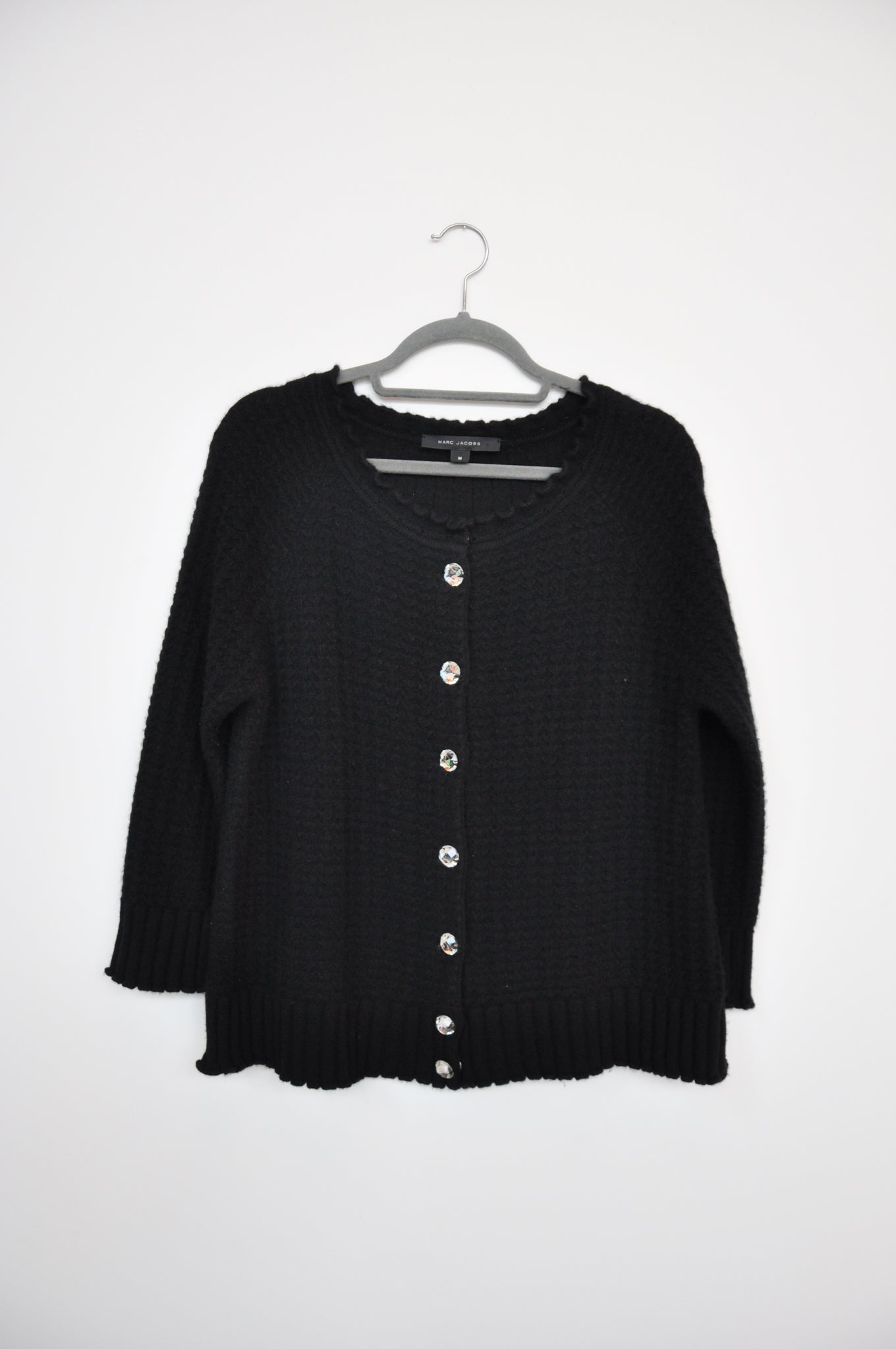 Marc Jacobs Cardigan - Black/ Diamante