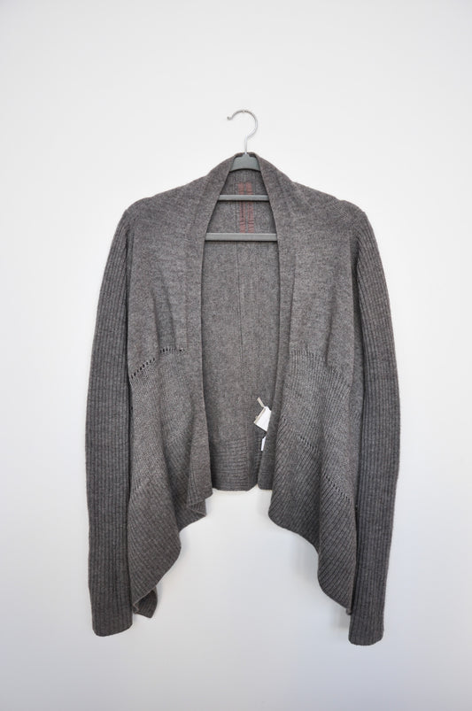 Rick Owens Drape Cardigan - Light Grey